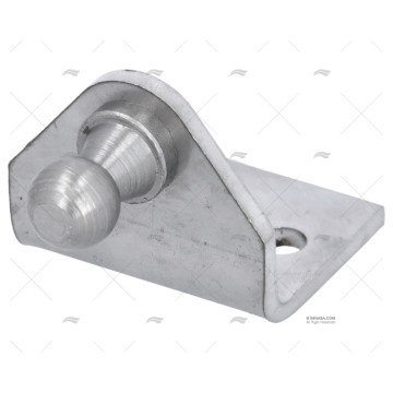 SOPORTE AMORTIGUADOR INOX 31x25mm R