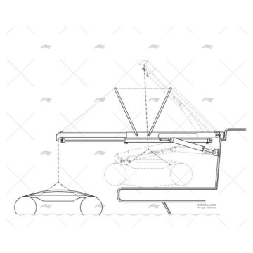 PASARELA BS PI457 2530mm 12V 300Kg.SS/W.