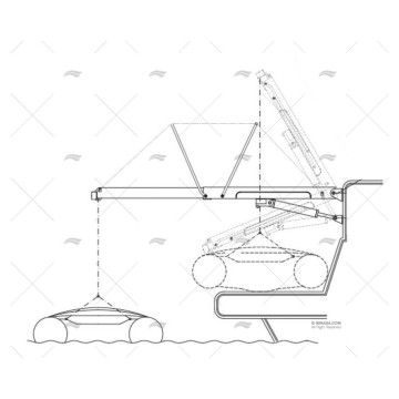 PASARELA BS PI482 2940mm 24V 450kg INOX