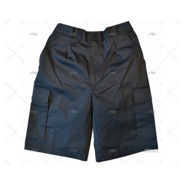 PANTALON CORTO NEGRO TERGAL 240g T-44