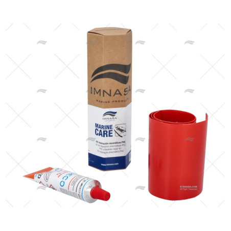 KIT REPARACION NEUMATICAS PVC 75ml ROJO