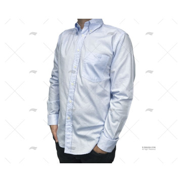 CAMISA MANGA LARGA AZUL HOMBRE Y MUJER