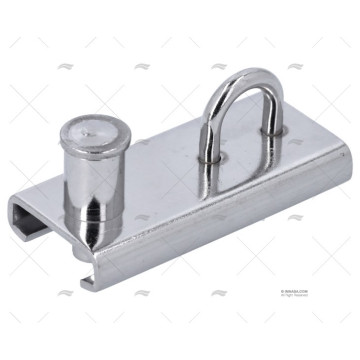 PLATINA CON STOP INOX-304 ANILLA LONGITUDINAL