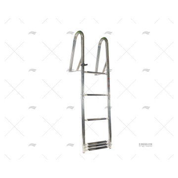 ESCALERA TIPO "P" INOX 6 PELDAÑOS