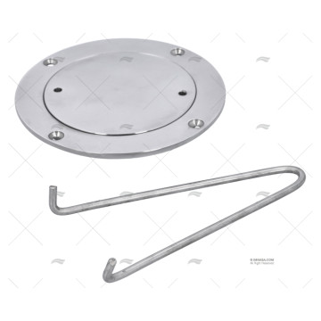 TAPA REGISTRO INOX 147mm