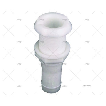 PASACASCO PLASTICO BLANCO 1"1/4