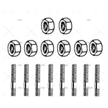 TORNILLOS Y TUERCAS COLECTOR MERC 153 BARR MARINE