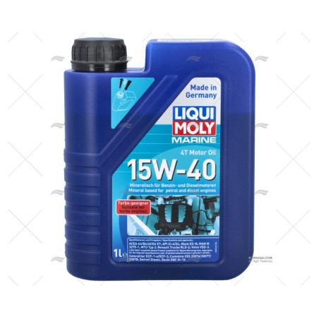 ACEITE MOTOR 4T 15W-40 1L LIQUI MOLY