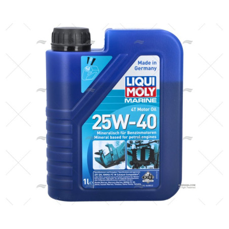 ACEITE MOTOR 4T 25W-40 1L LIQUI MOLY