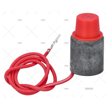 VALVULA COLOR ROJO 12V BENNETT