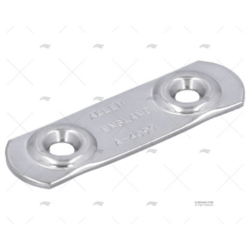 PLACA INOX CINCHA ALLEN BROTHERS