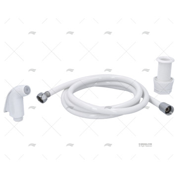 KIT DUCHA CON TUBO DE 2m + SOPORTE