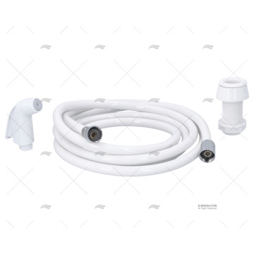 KIT DUCHA CON TUBO DE 3m + SOPORTE