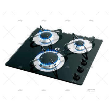 COCINA SERIE BLACK 3 FOGONES 420 CAN