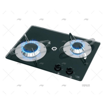 COCINA SERIE BLACK 2 FOGONES 380 CAN