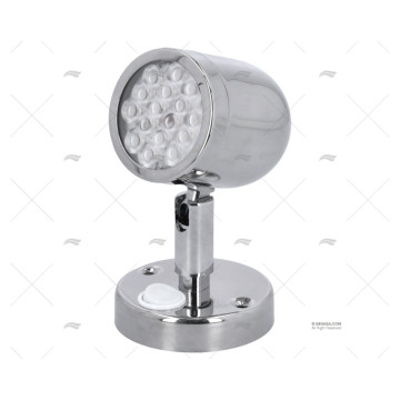 LUZ LECTURA SUPERFICIE INOX LED