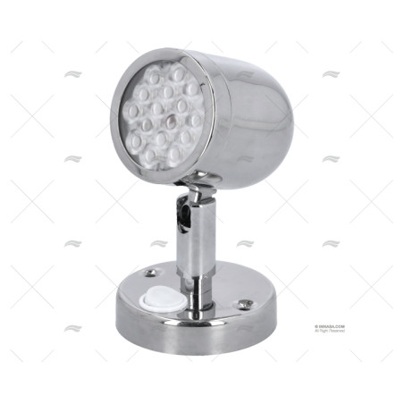 LUZ LECTURA SUPERFICIE INOX LED