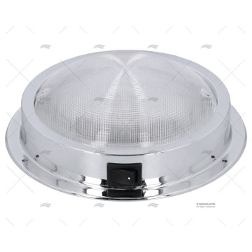 PLAFON LUZ INOX 127mm