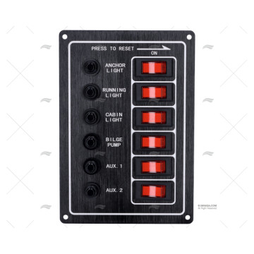 PANEL CONTROL INTERRUPTOR ILUMINADO