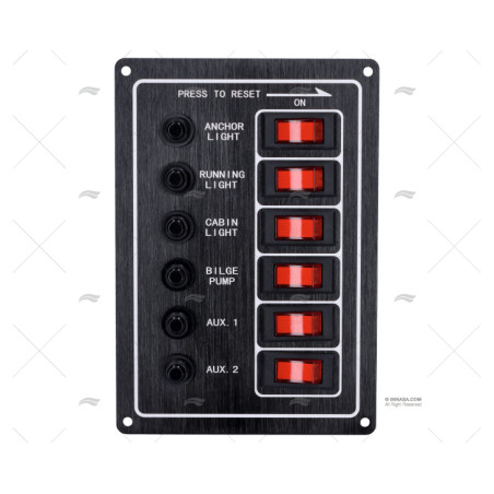 PANEL CONTROL INTERRUPTOR ILUMINADO