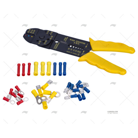 KIT ELECTRICO TERMINALES MAS PINZA -31 PIEZAS-