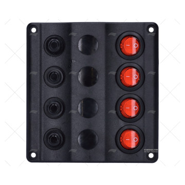 PANEL INTERRUPTOR 12V LED INDICADOR