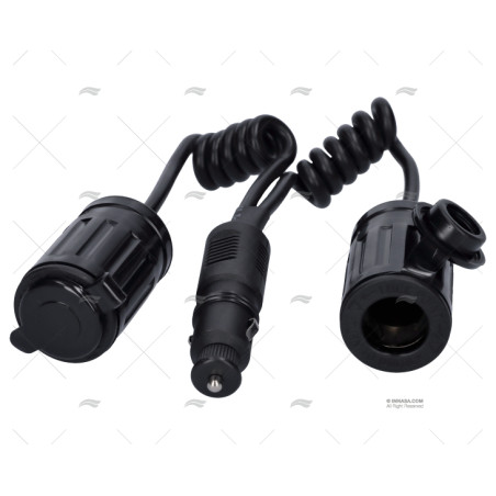 ALARGO MECHERO CON DOBLE ENCHUFE 12V