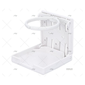 SOPORTE VASO AJUSTABLE BLANCO