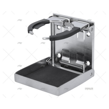 SOPORTE VASO INOX PLEGABLE