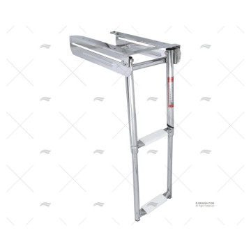 ESCALERA TELESC. INOX 2P C/CIERRE 178mm