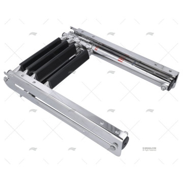 ESCALERA INOX AJUST. C/CIERRE 4P. 254mm