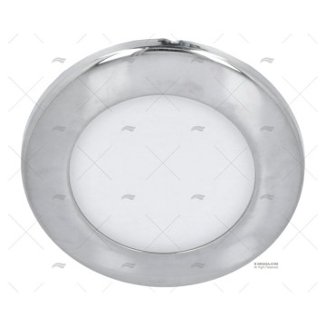 LUZ LED BLANCA EMPOTRADA O DE SUPERFICIE INOX 12V