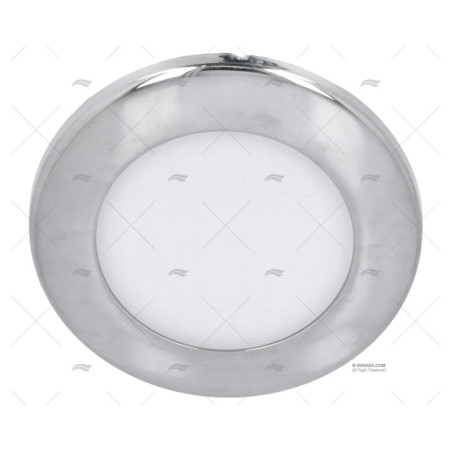 LUZ LED BLANCA EMPOTRADA O DE SUPERFICIE INOX 12V