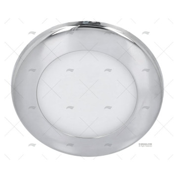 LUZ LED BLANCA AZUL EMPOTRADA INOX 12V