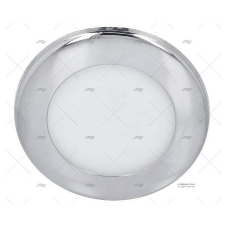 LUZ LED BLANCA AZUL EMPOTRADA INOX 12V