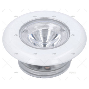 LUZ LED PVC 8-30V EMPOTRABLE BLANCO/INOX