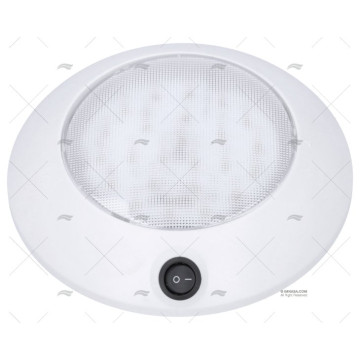 PLAFON DE SUPERFICIE REDONDO LED 12V PVC BLANCO