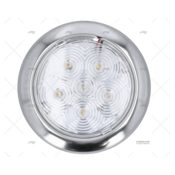 PLAFON REDONDO DE SUPERFICIE LED 12V INOX