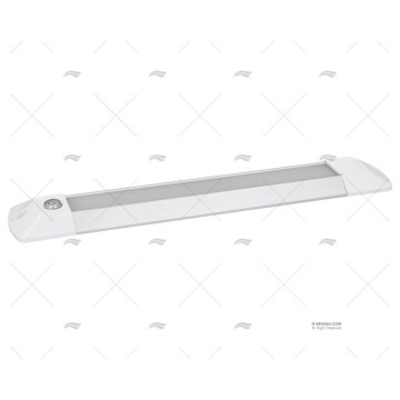 PLAFON CORTO LED 10-30V PVC BLANCO / BLANCO-ROJO