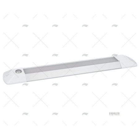 PLAFON CORTO LED 10-30V PVC BLANCO / BLANCO-ROJO