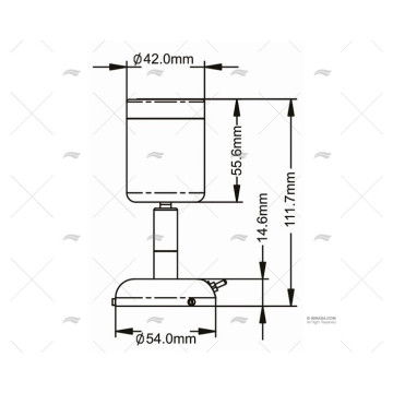 LUZ LECTURA LED 8-30V INOX