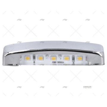 LUZ DE CORTESIA LED BLANCA/AZUL 12V INOX