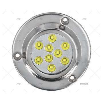 LUZ SUMERGIBLE REDONDO LED SUPERFICIE INOX 10-30