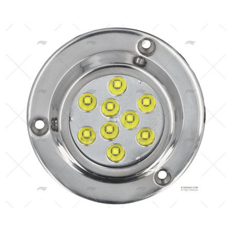 LUZ SUMERGIBLE REDONDO LED SUPERFICIE INOX 10-30