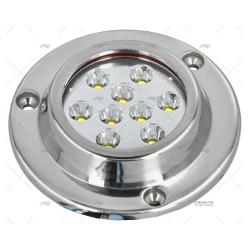 LUZ SUMERGIBLE REDONDO LED SUPERFICIE INOX 10-30