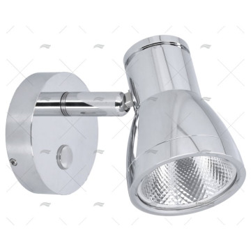 LUZ LECTURA LED 10-30V ALUMINO CROMADO