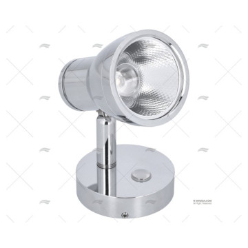 LUZ LECTURA LED 10-30V ALUMINO CROMADO