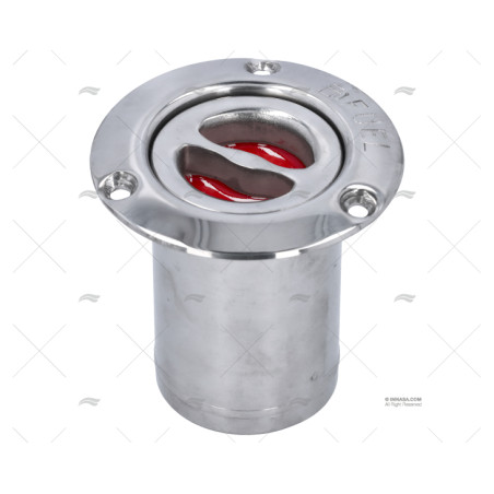 TAPON CUBIERTA FUEL INOX (ROJO)