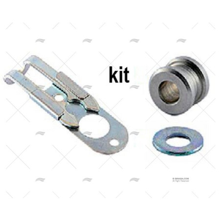 KIT 2 CIERRE DESLIZANTE INOX