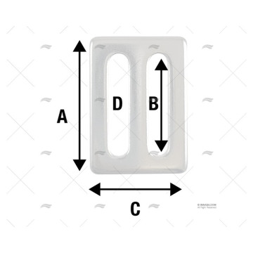 HEBILLA HEAVY DUTY INOX